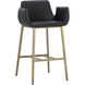 Lucano 40 inch Bravo Black Barstool